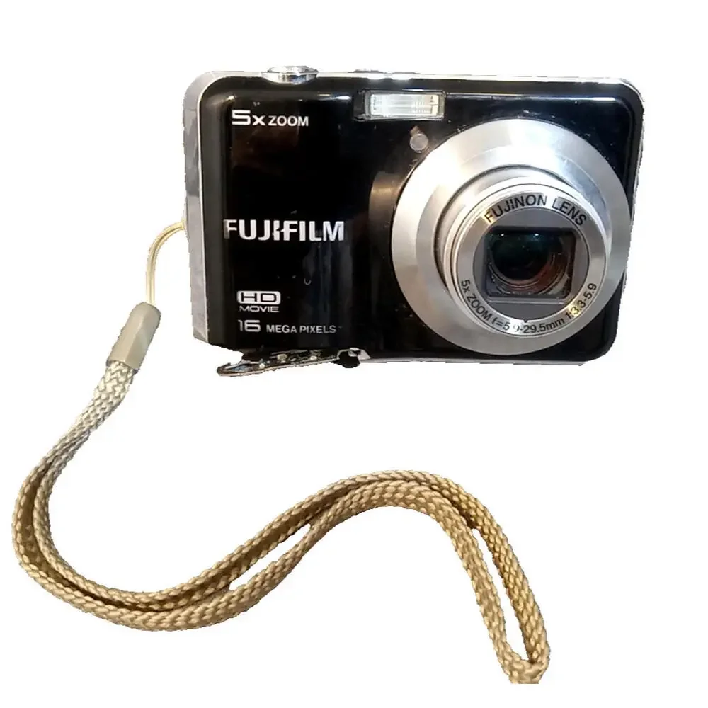 FujiFilm Digital Camera Black Silver 16 Mega Pixels 5x Zoom HD Movie PARTS ONLY